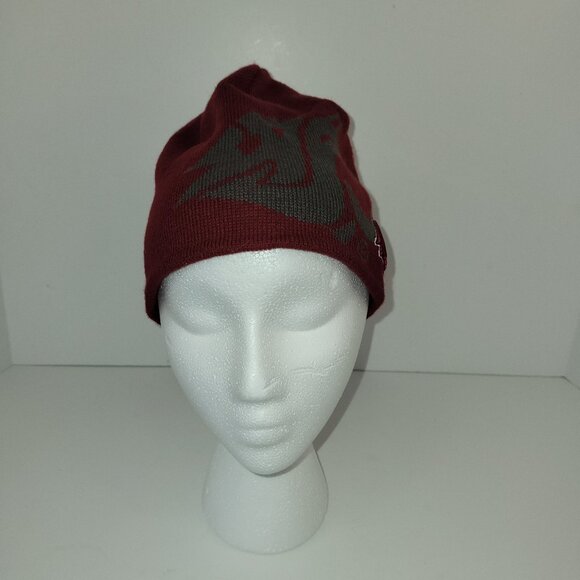 Washington State Cougars Unisex Knit Beanie Top of the World Crimson & Gray - Picture 2 of 5